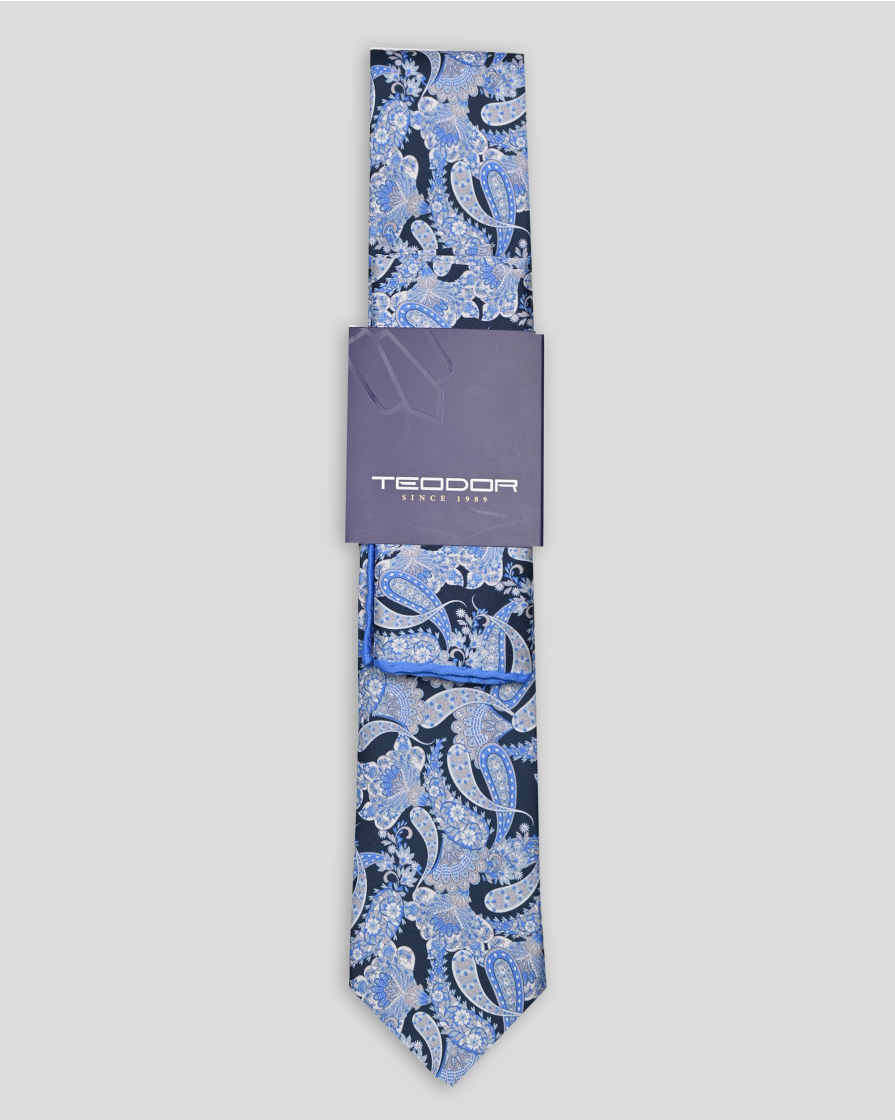 TIE AND POCKET SQUARE TECHNICAL TEXTILE