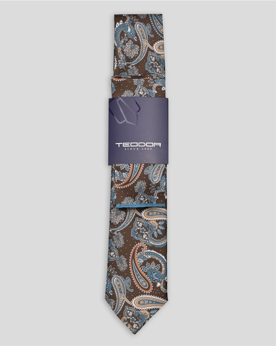 TIE AND POCKET SQUARE TECHNICAL TEXTILE
