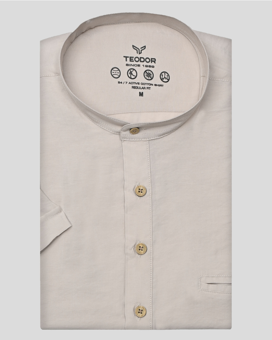 SHIRT REGULAR FIT MODAL