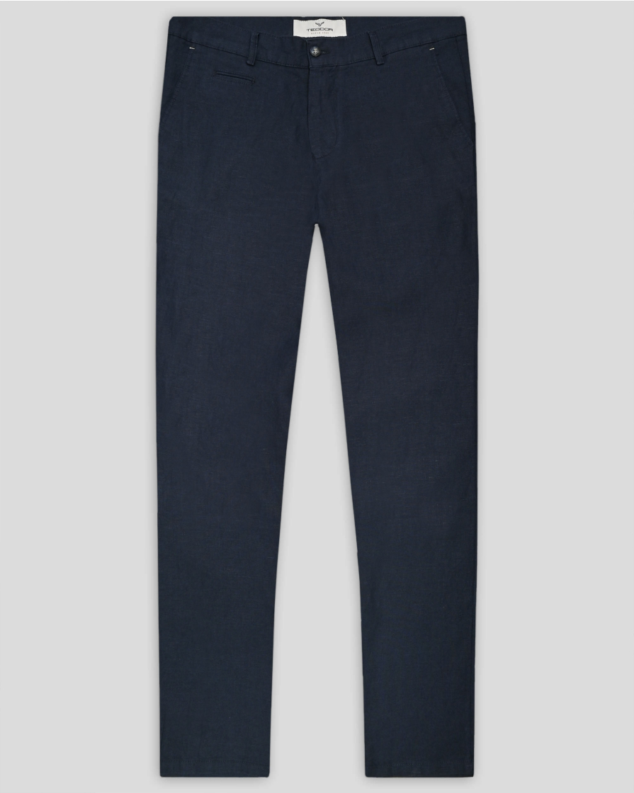 TROUSERS REGULAR FIT LINEN