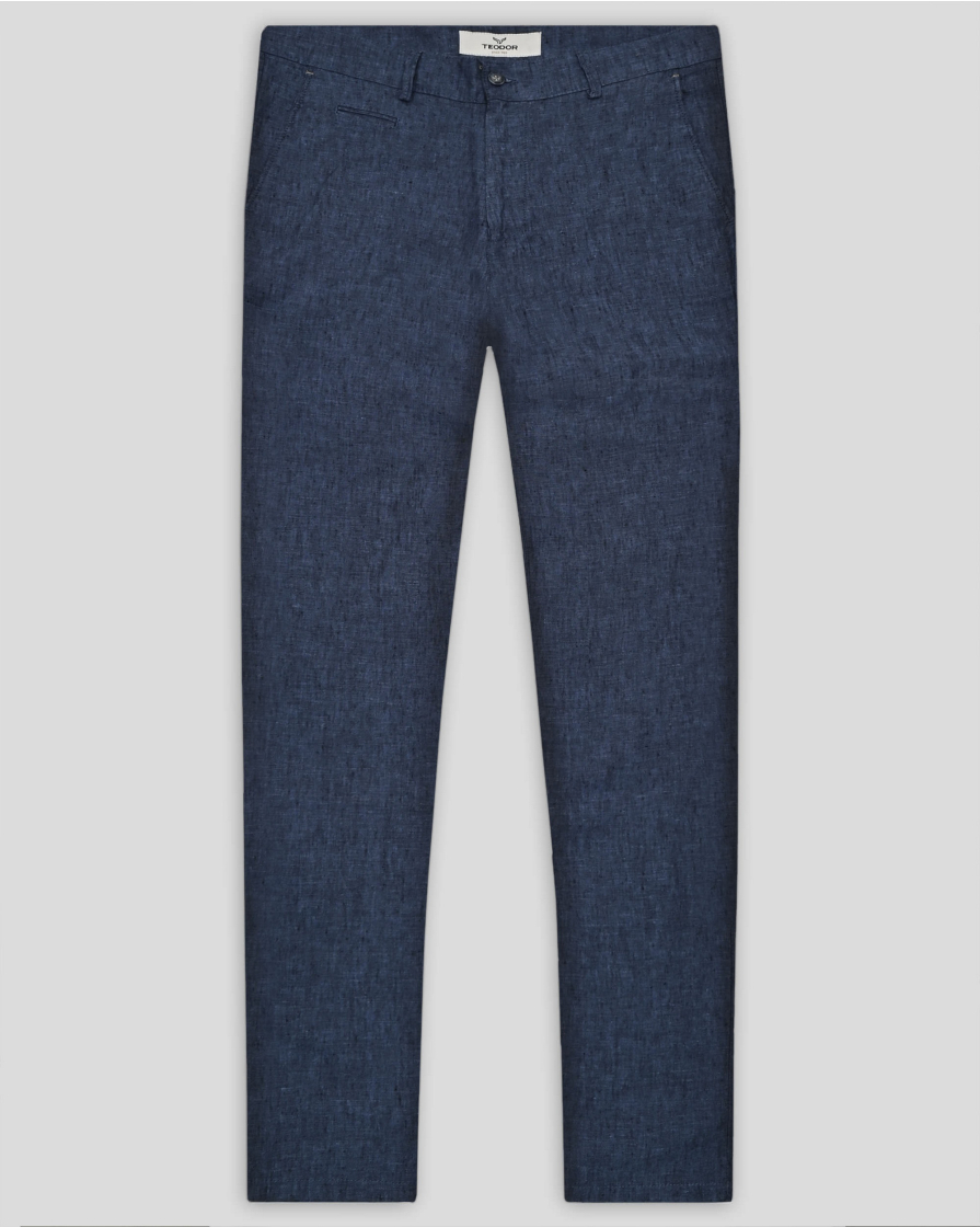 TROUSERS REGULAR FIT LINEN